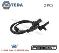 16606-005 ABS SENSOR DREHZAHLFÜHLER FEBEST 2PCS FÜR VW CRAFTER 30-50 2.5 TDI
