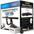 Anhängerkupplung ORIS abnehmbar für MERCEDES C-Klasse Cabrio +E-Satz (AHK+ES)