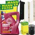 MANN INSPEKTIONSPAKET+MANNOL 5W-30 MOTORÖL passend für HYUNDAI i20 I PB PBT 1.2