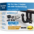 ANHÄNGERKUPPLUNG abnehmbar für VW T6.1 19-24 +13pol ESatz BRINK