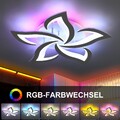 LED Deckenleuchte Deckenlampe Dimmbar mit Fernbedienung RGB Beleuchtung Lampe