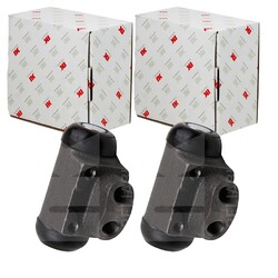 2X NK RADBREMSZYLINDER HINTEN PASSEND FÜR FORD COURIER ESCORT FIESTA FOCUS