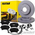 TEXTAR BREMSSCHEIBEN 310mm + BELÄGE HINTEN für VW PHAETON 3D Bj. 2002-2016