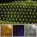 LED Lichternetz Lichtervorhang Lichterkette Außenlichterkette Strip 8 Modi