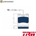 BREMSBELAGSATZ SCHEIBENBREMSE GDB1031BTE FÜR PEUGEOT 106II 