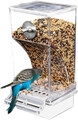 Futterspender Vogel Automatischer Vögel Futterautomat Transparenter Wasserspende
