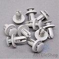 10 x Verkleidung Clips Befestigung Klips Halter 7mm Grau