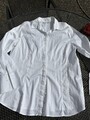 eterna Bluse Damen Oberteil Hemd Hemdbluse Gr. EU 46 Baumwolle Weiß
