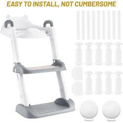 Toilettentrainer mit Treppe Töpfchen Kinder Klositz WC Sitz Baby Toilettensitz