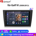 9" Android13 Für Golf VI 2008-2012 Autoradio Carplay GPS Nav BT WIFI DAB+ 6+128G