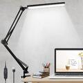 LED Klemmleuchte dimmbar Schreibtischlampe Leselampe flexibel USB Tischlampe 10W