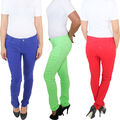 Damen Jeggings Treggings Leggings Hüfthose Stretch Skinny Röhren Jeans-Style