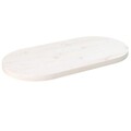 Tischplatte Oval Schreibtischplatte Holzplatte Esstisch Massivholz Kiefer vidaXL