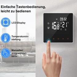 WiFi Digital Thermostat Raumthermostat elektrische Fußbodenheizung Touchscreen
