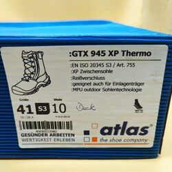 ATLAS Sicherheitswinterstiefel GTX 945 XP Thermo S3 Gr. 41 - Weite 10