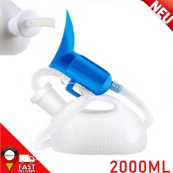 Unisex Urinflasche Tragbar 2000ml mit 160cm Rohr Camping-Toiletten Männer Frauen