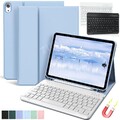 QWERTZ Tastatur Hülle Mit Stifthalter für iPad 10/9/8/7/6th Pro 11 Air 3 4 5 6