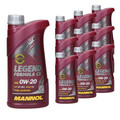 10x1 Liter MANNOL Legend Formula C5 Motoröl 0W-20 dexos1 MB 229.71 LL-17FE+