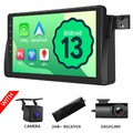 DAB+CAM+DVR+Für BMW E46 9" IPS Touchscreen Android 13 Autoradio CarPlay GPS Navi