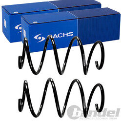 2X SACHS FAHRWERKSFEDERN VORNE PASSEND FÜR BMW 1 3 LINKS+RECHTS