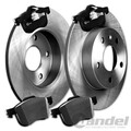 BREMSSCHEIBEN 239mm + BELÄGE VORNE passend für VW GOLF 1 2 3 + JETTA 2 + VENTO