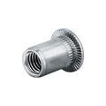 250 Blindnietmuttern Nietmuttern M4 Aluminium 5,9 x 11,5 mm Flachkopf offen