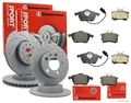 Zimmermann Bremsenset vorne und hinten Bremsscheiben + Bremsbeläge für BMW (V+H)