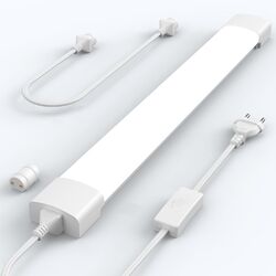 LED Röhren Feuchtraumleuchte 40/120/150CM Werkstatt Garage Lampe mit Stecker