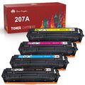 XXL 4er Toner Set für HP Color LaserJet Pro MFP M283fdw M283fdn M255dw Ohne Chip