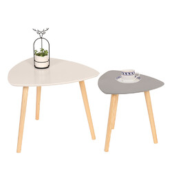 2er Set Couchtischset Beistelltisch Wohnzimmertisch Sofatisch Satztisch DE