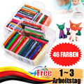 Kinder Knete 46 Farben Polymer Clay mit 5 Modellierwerkzeug und Schmuckzubehör
