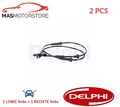 ABS SENSOR DREHZAHLFÜHLER PAAR VORNE DELPHI SS21160-12B1 2PCS I NEU