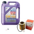 MAHLE Ölfilter 5 L LIQUI MOLY 5W-40 Leichtlauf High Tech für BMW 1er 116i