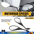 2X Spiegelset Rückspiegel für Roller ATV Motorrad Quad universal M8 M10 Gewinde