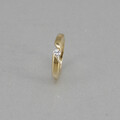 Ring Solitär 750/18k Gelbgold  Brillant 0,19 ct W/si Gr.: 56 ungetragen