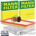 MANN FILTER INSPEKTIONSPAKET passend für 0.9 FIAT 500 312 PANDA 312 319 YPSILON