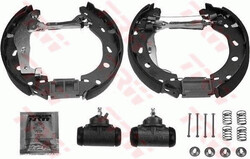 ORIGINAL TRW BREMSENSATZ BREMSBACKEN TROMMELBREMSE HINTEN SMART