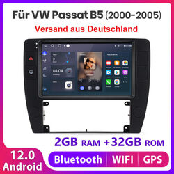 2+32G SAT Für Passat B5 Android12 FM WIFI BT GPS NAVI SWC DAB Carplay Autoradio 