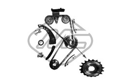 Metalcaucho Steuerkettensatz 06175 für HYUNDAI i20 1 PB PBT i30 FD GETZ TB FC 3