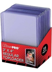 Ultra Pro Regular Toploader 3" X 4" 25 Stück 35PT Toploader für Pokemon Yu-Gi-Oh