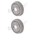 2X TOPRAN BREMSTROMMELN 200mm HINTEN PASSEND FÜR OPEL ASTRA KADETT | 200 931