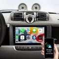 Für Smart Fortwo 451 2010-2015 Android 14 Autoradio GPS Navi Carplay WIFI 2+32G
