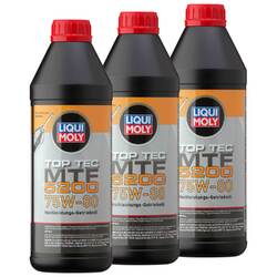 Getriebeöl LIQUI MOLY Top Tec MTF 5200 75W-80 3 X 1 Liter für Mazda Mercedes