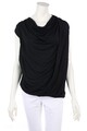 MARC CAIN Blusentop Bluse Top Wasserfall-Ausschnitt N 4 = D 40 schwarz