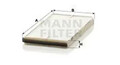 Innenraumfilter Partikelfilter CU 22 002-2 MANN-FILTER für SUZUKI KIA