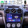 DAB+ 6+128G Carplay Android 14 Autoradio 8-Kern Für Mazda 6 GG GY 2002-2008 +Kam