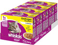 Whiskas 1 + Katzenfutter – Geflügel-Auswahl in Gelee – Hochwertiges Feuchtfutter