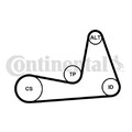 Mehrrippiger Keilriemen Set inkl. Spannrolle 6PK1130K1 CONTINENTAL CTAM