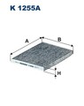 FILTRON Innenraumfilter K 1255A Aktivkohlefilter für NJ10 T31 J10 QASHQAI TRAIL