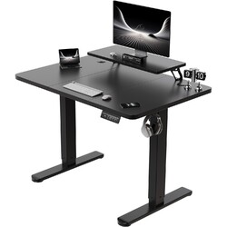 Höhenverstellbarer Schreibtisch Tisch Memory-Funktion mit Tischplatten120×60cm